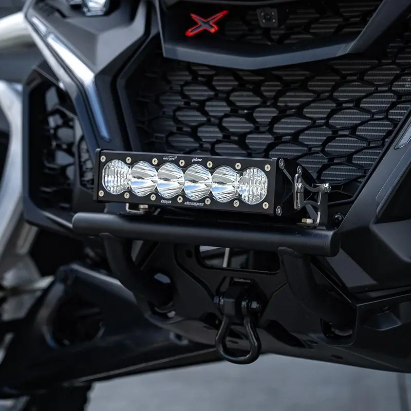 Can-Am Maverick R 10 Inch Onx6+ Push Bar Bumper Kit Baja Designs 1