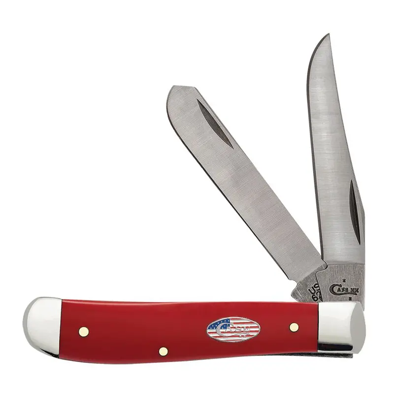 Case Knives American Workman Red Synthetic Mini Trapper 1