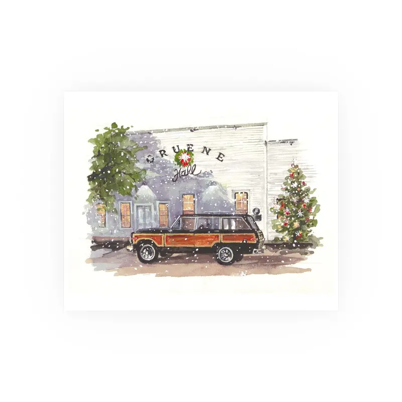 Christmas At Gruene Halle Wagoneer Poster - Multiple Sizes Available 1