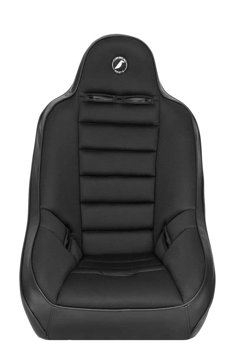 Corbeau Baja Ultra Suspension Wide Seat - Vinyl And Cloth 1