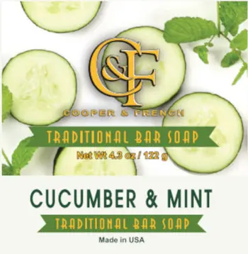 Cucumber & Mint Bar Soap 1