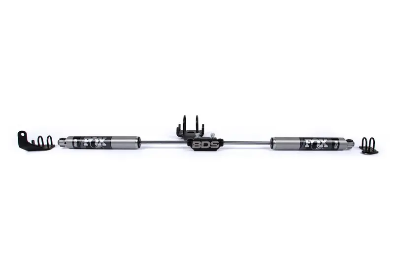Dual Steering Stabilizer Kit W/ Fox 2.0 Performance Shocks Dodge Ram 1500 94-01 And 2500 94-02 4Wd 1