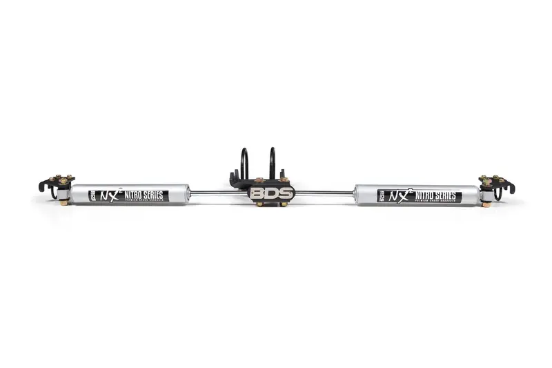 Dual Steering Stabilizer Kit W/ Nx2 Shocks Ford F250/F350 Super Duty 05-24 4Wd 1