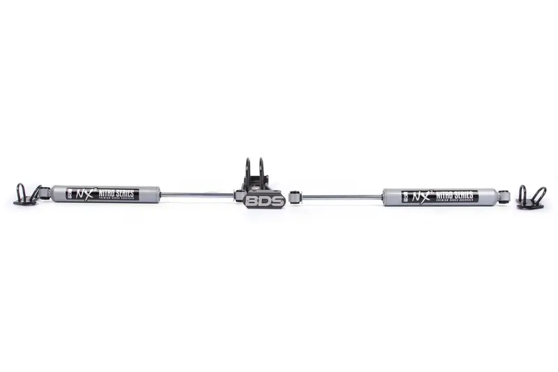Dual Steering Stabilizer Kit W/ Nx2 Shocks Silverado/Sierra Truck 73-87 And Suv 69-91 4Wd With Oe Stabilizer 1