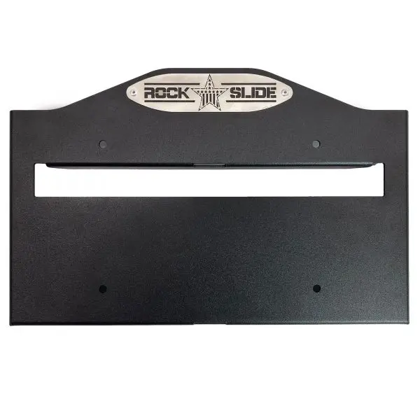 Ez License Plate Mount Black Aluminum Rock Slide Engineering 1