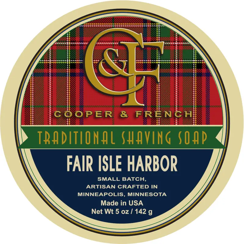 Fair Isle Harbor Shaving Soap 1