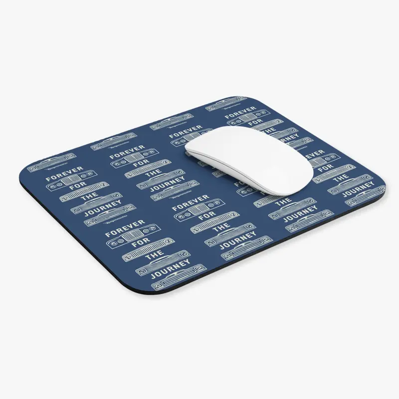For The Journey Mouse Pad - Navy Blue 1