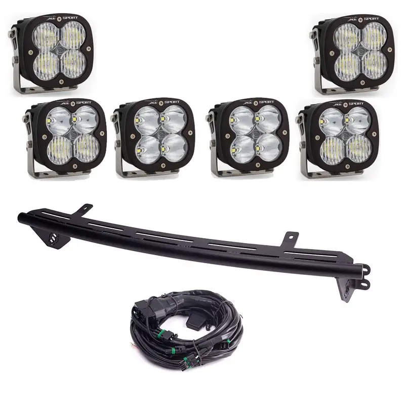 Ford Super Duty 23-On Xl Sport Bull Bar Light Kits Kit W/ Upfitter Baja Designs 1