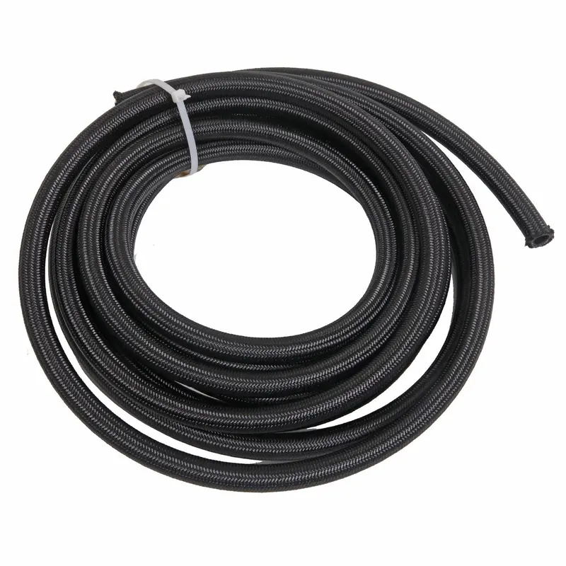 Fragola 20 Foot Length - Fra-842008 Fragola - 8An Black Nylon Braided Hose 1