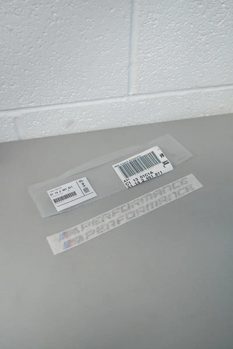 Genuine Bmw M Performance Stickers 1