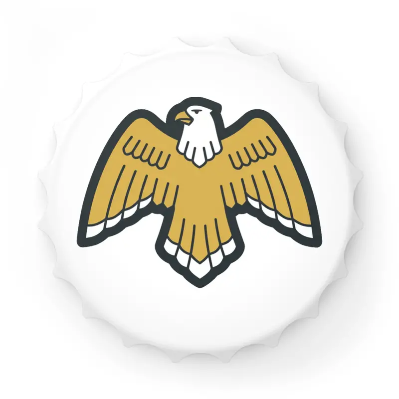 Golden Eagle Bottle Opener - White 1