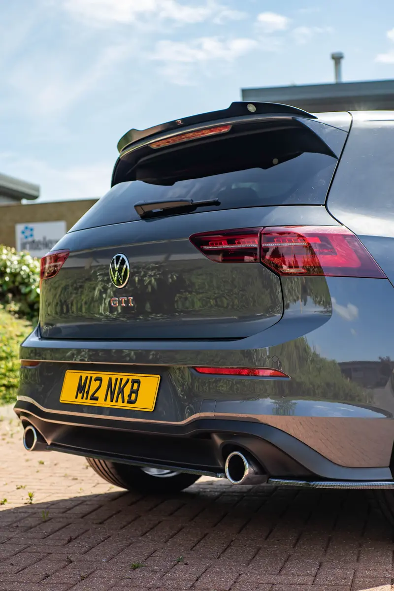 Golf Gti Mk8 Maxton Design Carbon Look Rear Diffuser 1