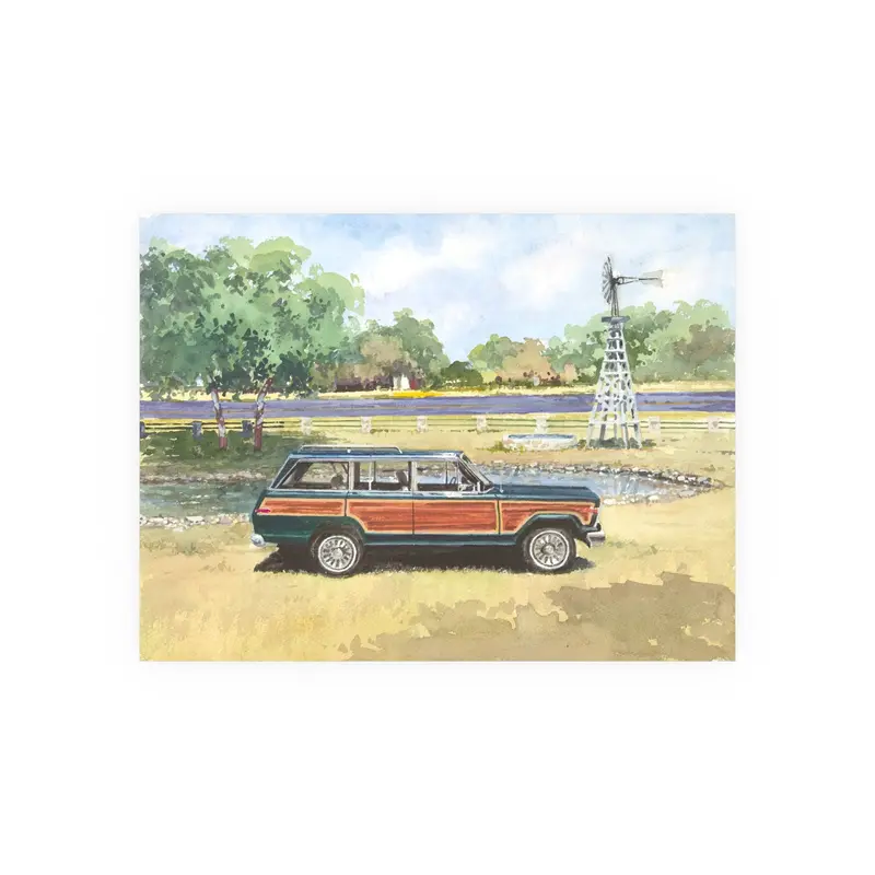 Hunter Green Wagoneer Poster - Multiple Sizes Available 5