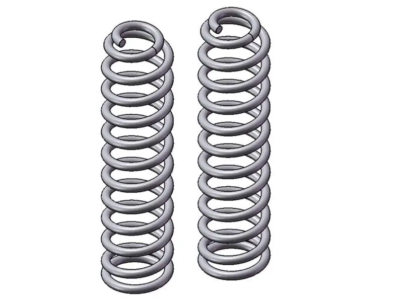 Jeep Cherokee 6.5 Inch Front Coil Springs 1984-2001 Xj Clayton Off Road 1