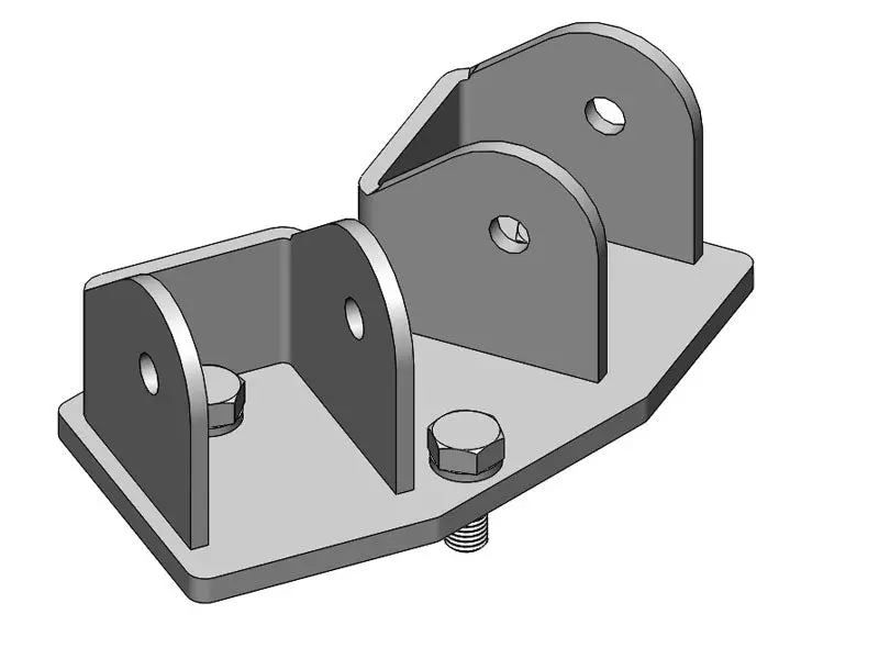 Jeep Grand Cherokee Rear 4 Link Bracket 1999-2004 Wj Clayton Off Road 1
