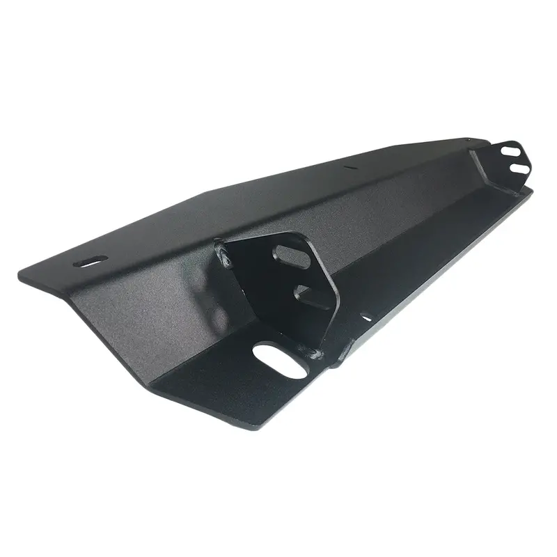 Jeep Jl Front Bumper Skid Plate For 18-Pres Wranger Jl Rigid Series Steel Powdercoat Black Rock Slide Engineering 1