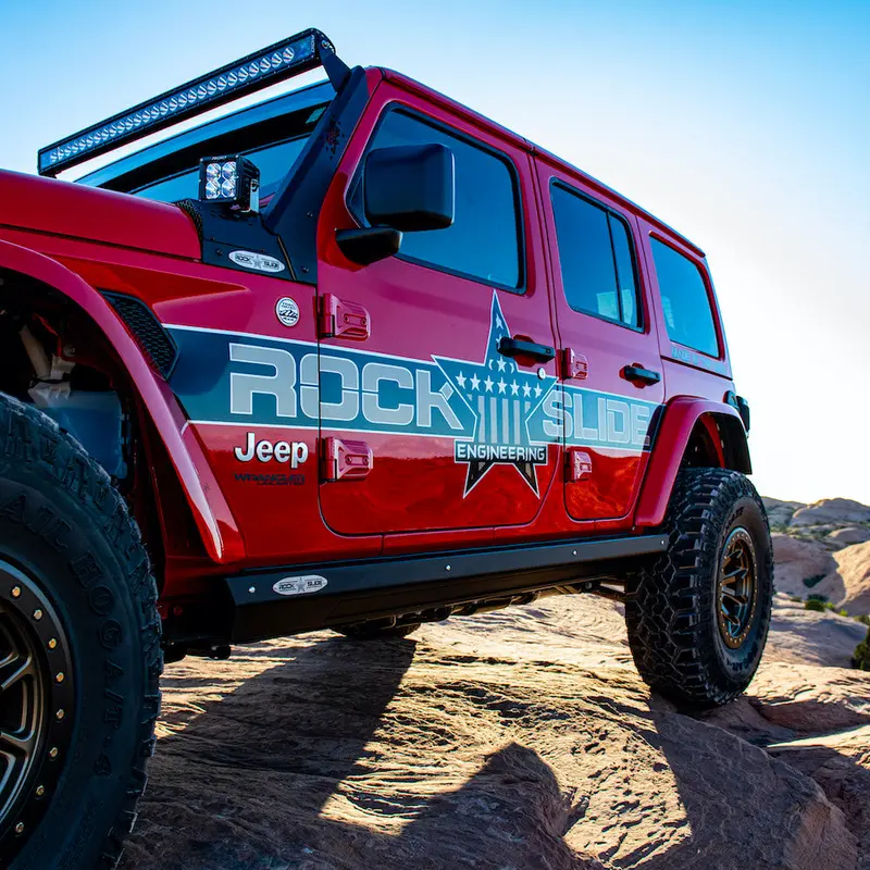 Jeep Jl Side Step Sliders For 18-23 Wrangler Jl 4 Door Models Passenger Side Sub Part Rock Slide Engineering 1