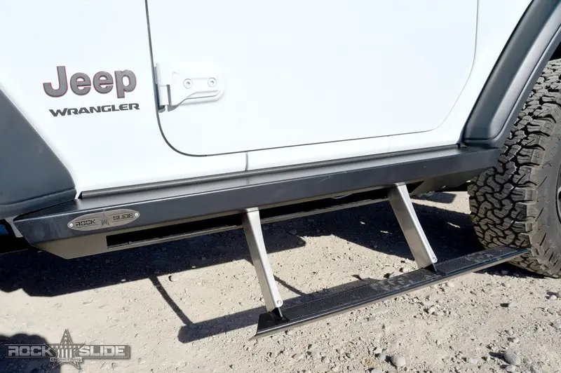 Jeep Jl Side Step Sliders For 24-25 Wrangler Jl 2 Door Models Passenger Side Sub Part Rock Slide Engineering 1