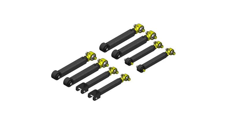 Jeep Short Control Arm Kit 1993-2006 Tj/Lj/Zj Clayton Off Road 1