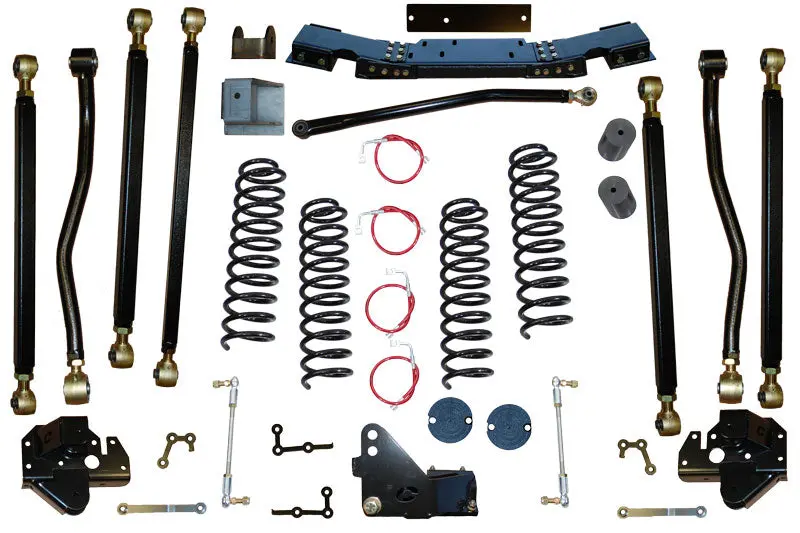Jeep Wrangler 3.5 Inch Pro Series 3 Link Long Arm Lift Kit 07-18 Jk Clayton Off Road 1