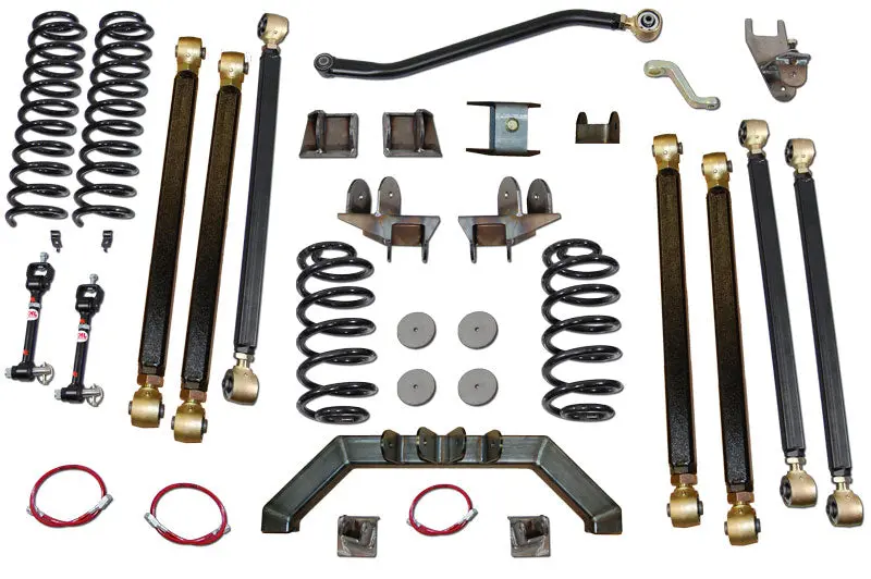 Jeep Wrangler 4.0 Inch Pro Series 3 Link Long Arm Lift Kit 2004-2006 Lj Clayton Off Road 1