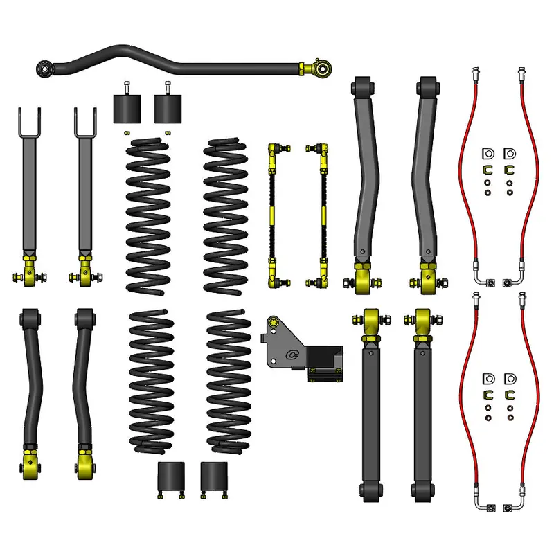 Jeep Wrangler 4.5 Inch Premium Lift Kit 07-18 Jk Clayton Off Road 1