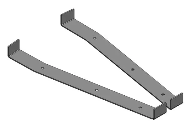 Jeep Wrangler Frame Bracket Location Templates 2004-2006 Lj Clayton Off Road 1