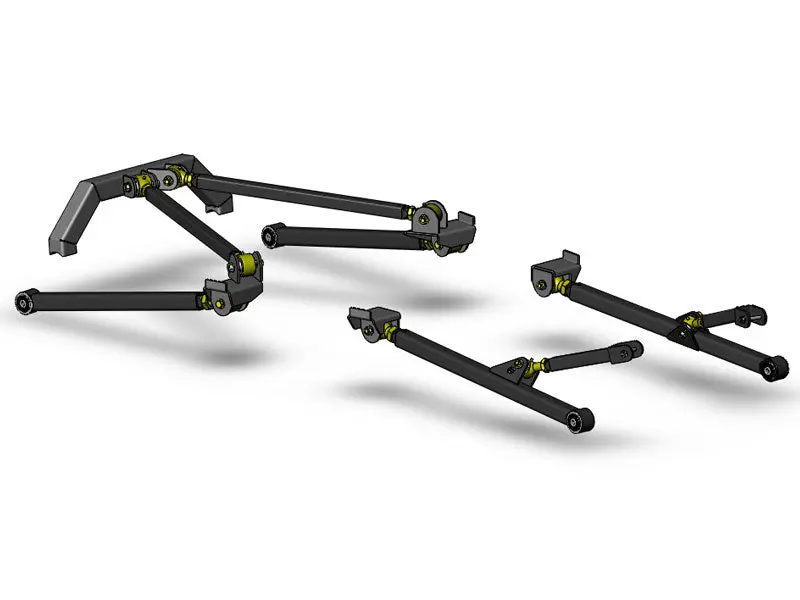 Jeep Wrangler Long Arm Upgrade Kit 97-06 Tj Clayton Off Road 1