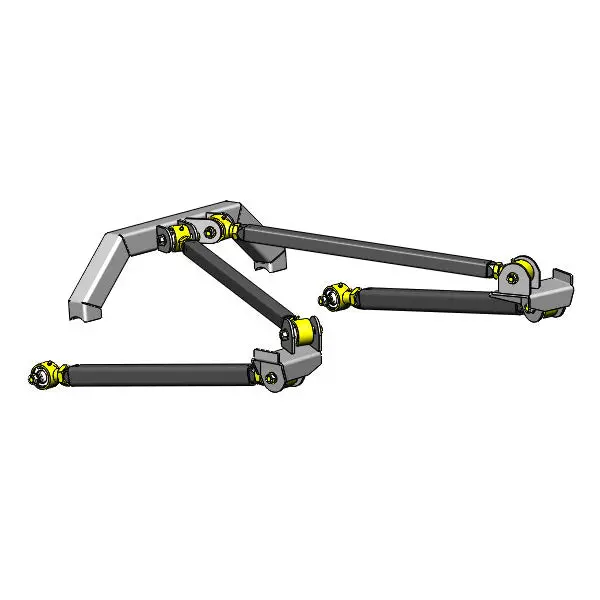 Jeep Wrangler Pro Series Rear Long Arm Upgrade Kit 97-06 Tj Clayton Off Road 1