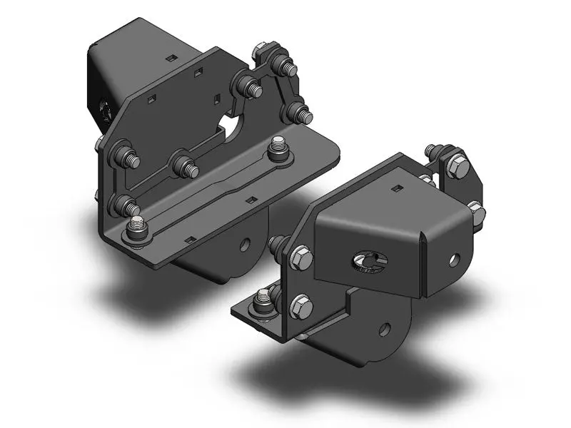 Jeep Wrangler Rear Frame Brackets 2007-2018 Jk Clayton Off Road 1