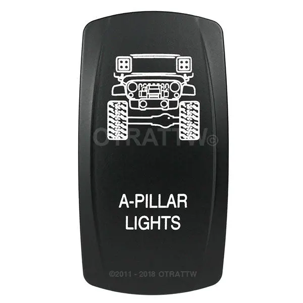 Jk A-Pillar Lights Rocker Switch Spod 1