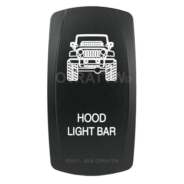 Jk Hood Light Bar Rocker Switch Spod 1