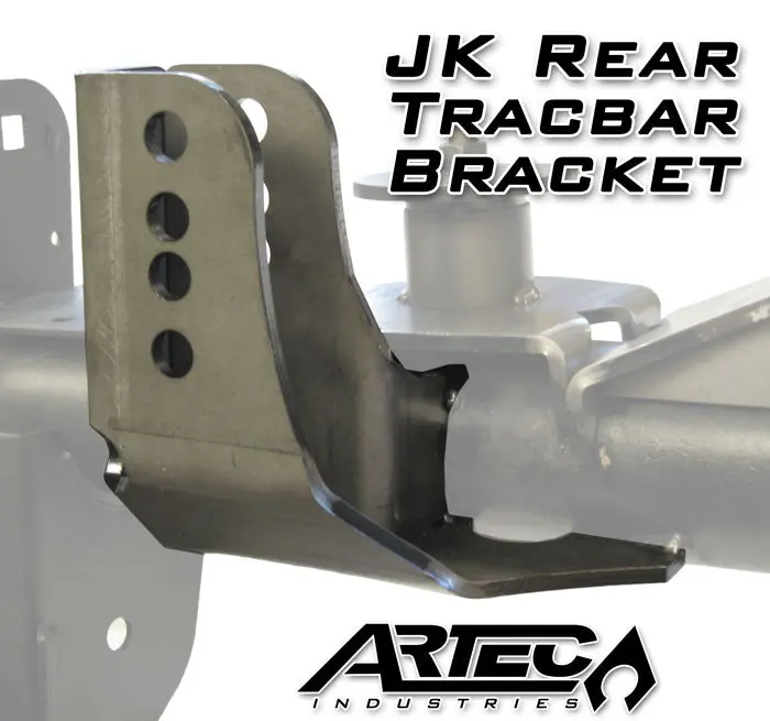 Jk Rear Tracbar Bracket 3.5 Inch Diameter Artec Industries 1