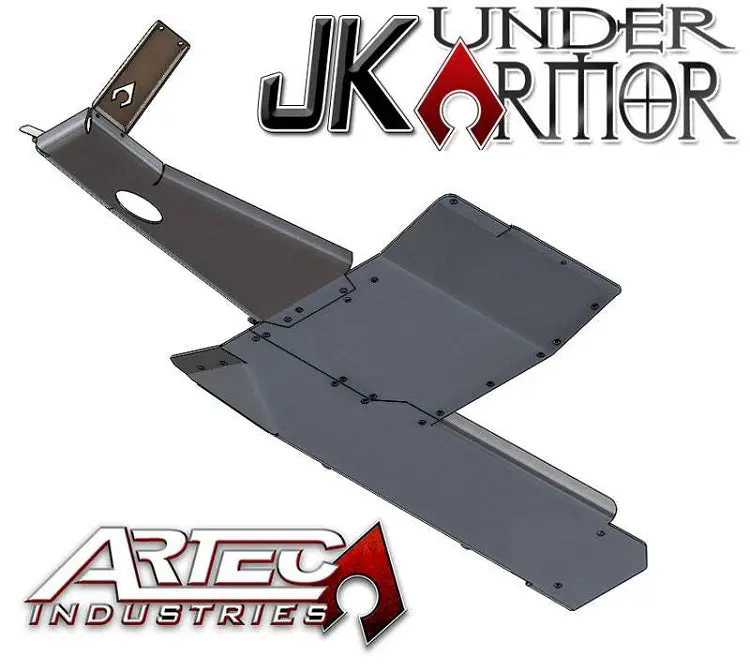 Jk Under Armor 2 Door Bellypan Kit 12-16 Wrangler Jk Artec Industries 1