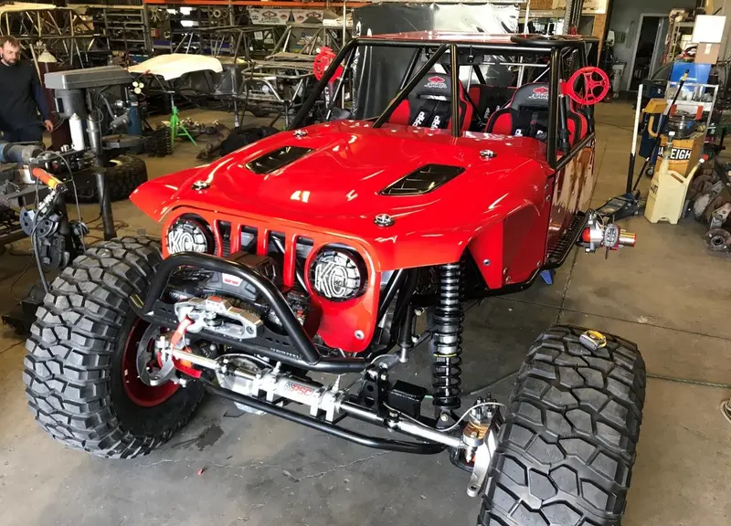 Jl 48" Fiberglass Hood And Grille 2