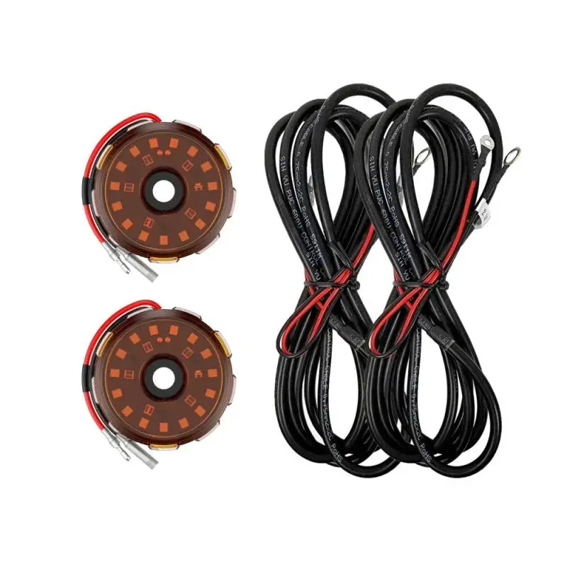 Kc Hilites Two-Light Add-On Cyclone V2 Kit - Amber 3.5M 1
