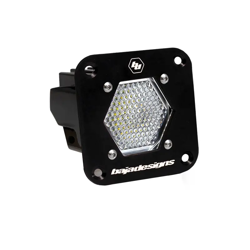 Led Light Pod Flush Mount Clear S1 Work/Scene Pattern Baja Designs 1