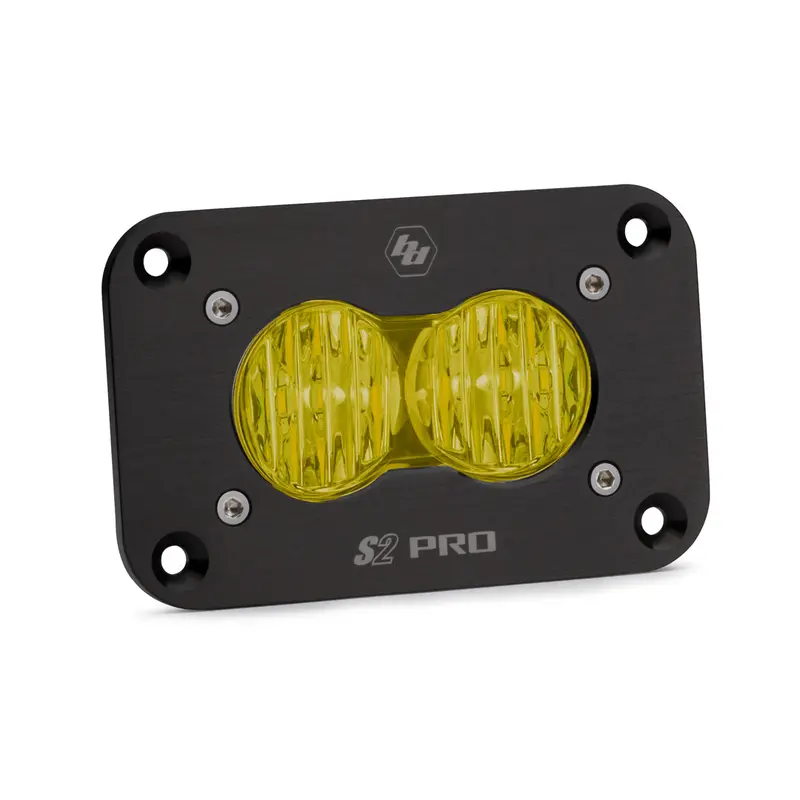 Led Wide Cornering Baja Amber Flush Mount S2 Pro Baja Designs 1