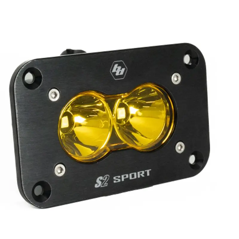 Led Work Light Baja Amber Lens Spot Pattern Flush Mount Each S2 Sport Baja Designs 1