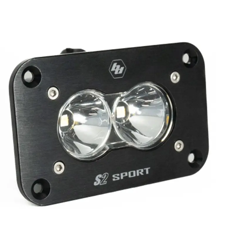 Led Work Light Clear Lens Spot Pattern Flush Mount Each S2 Sport Baja Designs 1