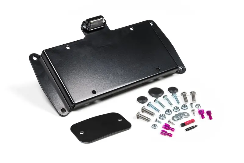 License Plate Relocation Kit W/Light Wrangler Jk Jks Manufacturing 1