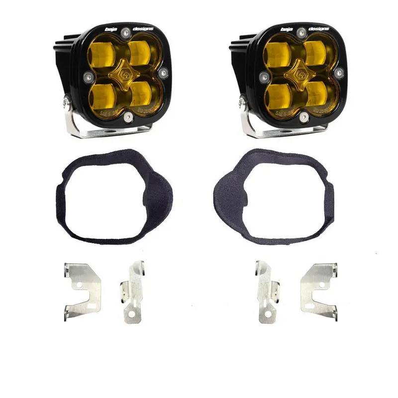 Mercedes Squadron Sae Fog Pocket Light Kit For Mercedes 2014-2018 Sprinter Van (Baja Amber) Baja Designs 1
