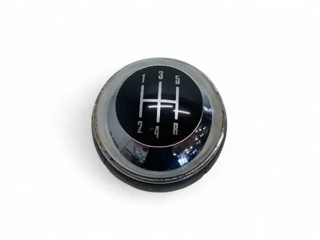 Mini Cooper Base 5 Speed  Shift Knob Black Leather 25117542279 02-08 R50 R52 511 1