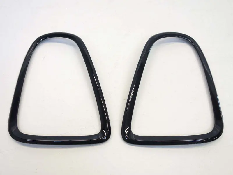 Mini Cooper Black Tail Light Trims New 51132296296 51132296297 07-15 R56 R57 R58 R59 1