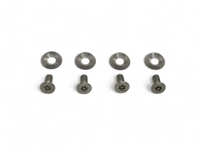 Mini Cooper Bmw Rear License Plate Tag Hardware Set M5 Flat Torx Security Stainless 1