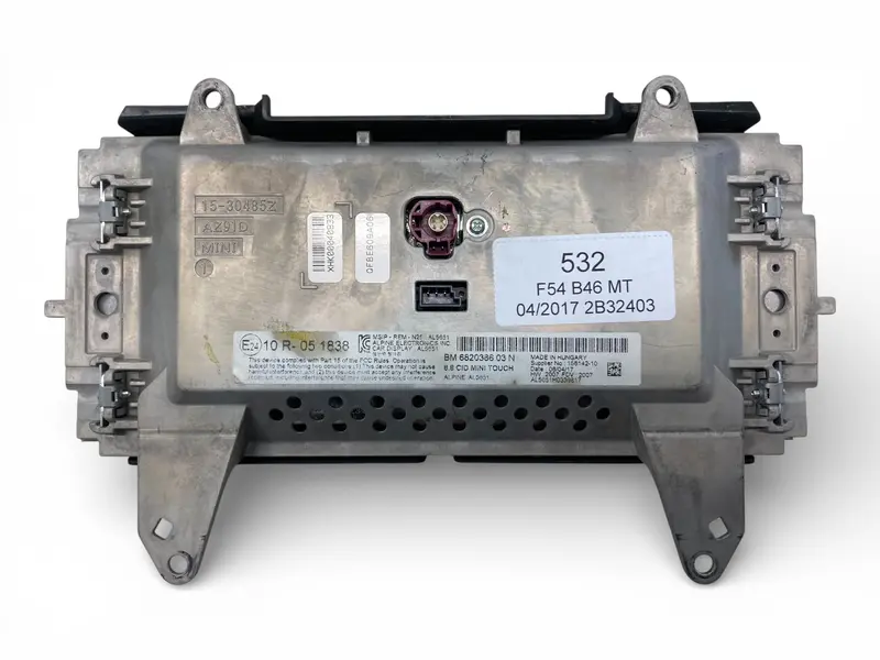 Mini Cooper Central Information Touch Display 8.8" 65506820386 16-19 F5x F60 2