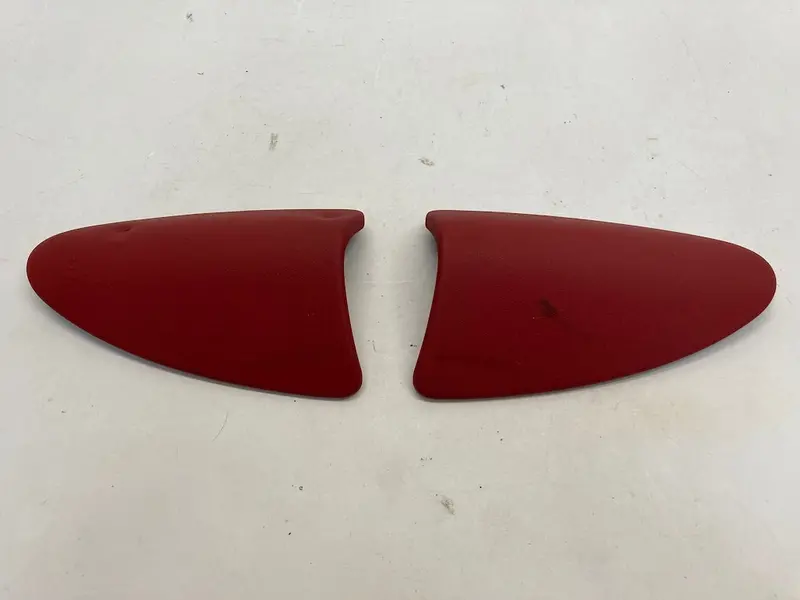 Mini Cooper Clubman Rear Armrest Pair Rooster Red 08-14 R55 439 1