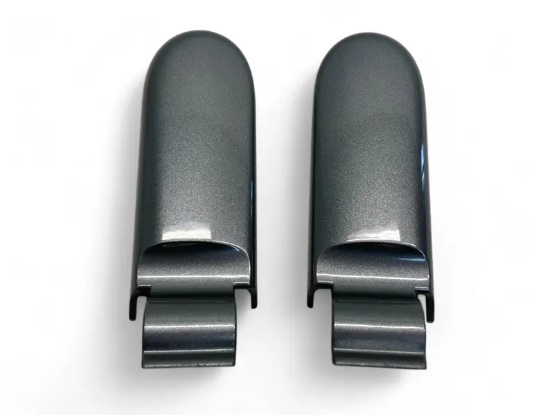 Mini Cooper Convertible Rear Tailgate Hinge Cover Pair Dark Silver 2005-2008 R52 460 1