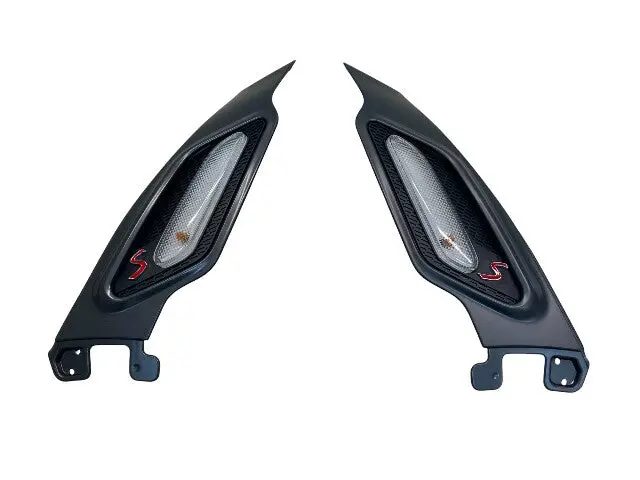 Mini Cooper Fender Scuttle Signal Light Trim Pair New Oem 2011-2016 R60 R61 1