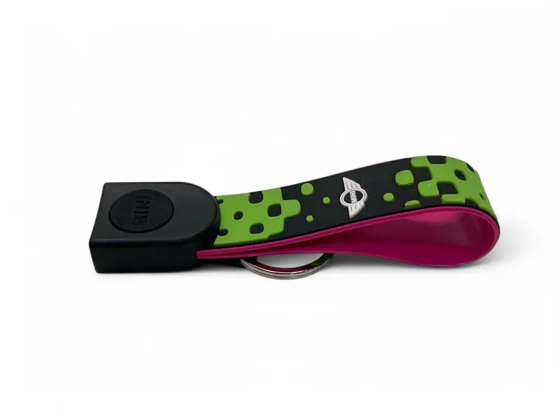 Mini Cooper Key Chain Vivid Green 82292353330 New Oem 14-22 F5x F60 1